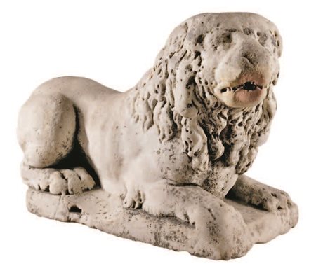 Scuola dell’Italia Centrale XIV/XV secolo LEONE marmo, cm 89x43x66