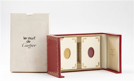 LE MUST DE CARTIER VINTAGE Carte da gioco entro cofanetto originale cm 10x16x3