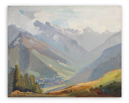 ENRICO CAROZZI (1910-1985) - Alta Valsassina, 1963