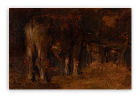 ERNESTO QUARTI MARCHIÒ (1907-1982) - In una stalla, 1929/1934