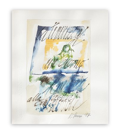 ROBERTO SANESI (1930-2001) - Senza Titolo, 1987