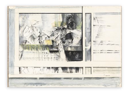 RENZO VESPIGNANI (1924-2001) - Uomo alla finestra, 1964