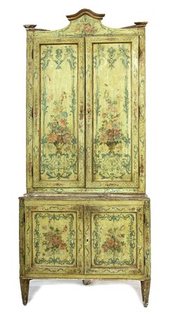 Angoliera Luigi XV  laccata e dipinta - Venezia XVIII secolo