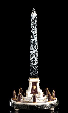Obelisco in marmo -  Roma, XIX secolo