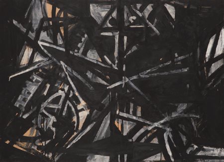 EMILIO VEDOVA Venezia 1919 - Venezia 2006 IMMAGINE DEL TEMPO N.2, 1951...