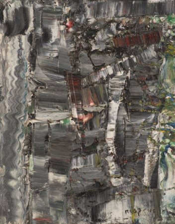 JEAN-PAUL RIOPELLE Montreal, Canada 1923 - 2002 SENZA TITOLO, anni ‘50 olio...
