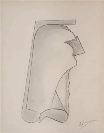 GINO DE DOMINICIS Ancona 1947 – Roma 1998 SENZA TITOLO, anni ‘80 grafite su...