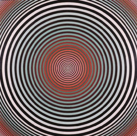 PAOLO SCIRPA Siracusa 1934 FORMA SEMPLICE CROMOPERCETTIVA ALTERNATA, 1982...