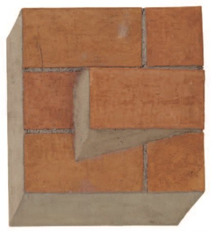 GIUSEPPE UNCINI Fabriano, Ancona 1929 SENZA TITOLO, 1970 Mattoni e cemento,...