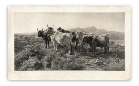 ROSA BONHEUR (1822-1899) - Morning in the Highlands, 1857