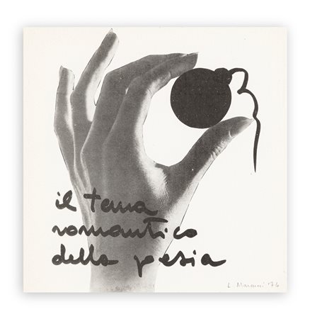 LUCIA MARCUCCI (1933) - Il tema romantico della poesia, 1974