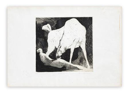 PIETRO DIANA (1931-2016) - Cavallo bianco, 1968