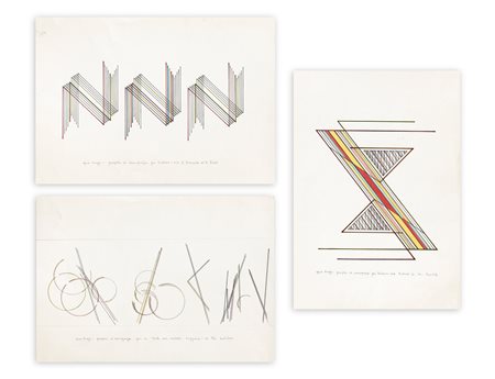 GINO LUGGI (1935-2015) - Lotto unico di 3 opere