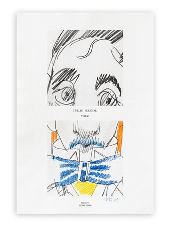 TULLIO PERICOLI (1936) - Senza Titolo (Volti)