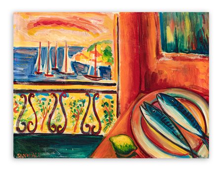 ALBERTO SANVITALE (1927-199) - Senza Titolo