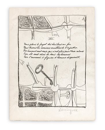 OSCAR DOMINGUEZ (1906-1957) - Senza Titolo, 1947