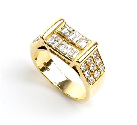 Anello in oro e diamanti