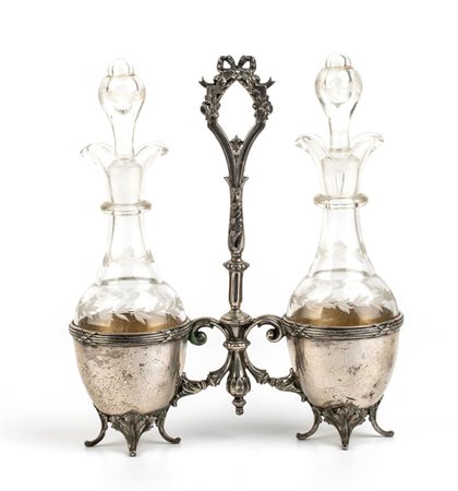 Acetoliera tedesca in argento - inizio XX secolo