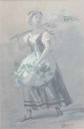 GIGANTE GIACINTO Napoli 1806 - 1876 "Senza titolo"