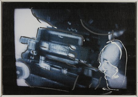 SCHIFANO MARIO (1934 - 1998) Senza titolo. Acrilico su tela preparata al...