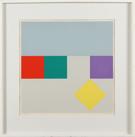 GRAESER CAMILLE (1892 - 1980) Senza titolo. 1972. Litografia. Cm 50,00 x...