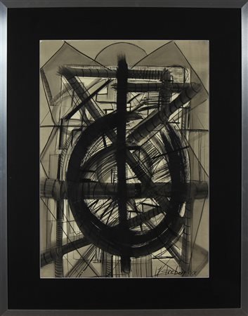 STREBEN MARK (n. 1969) Schema 51. 2007. Tecnica mista su carta. Cm 101,00 x...