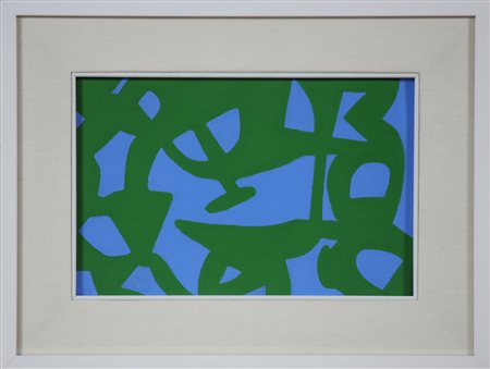 ACCARDI CARLA (n. 1924) Frammento 7. 2009. Vinilico su tela. Cm 30,00 x...