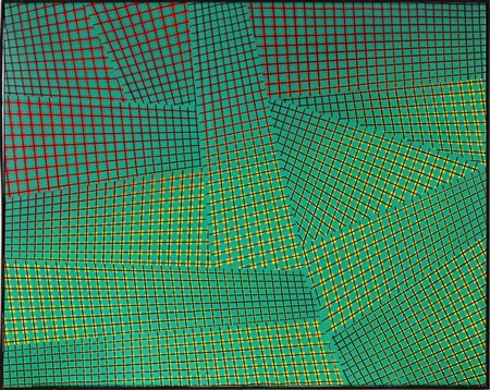 NIGRO MARIO (1917 - 1992) Simultaneità drammatiche. 1954. Olio su tela . Cm...