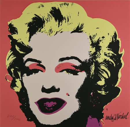 Da Andy Warhol MARILYN fotolitografia su cartoncino, cm 60x60; es....