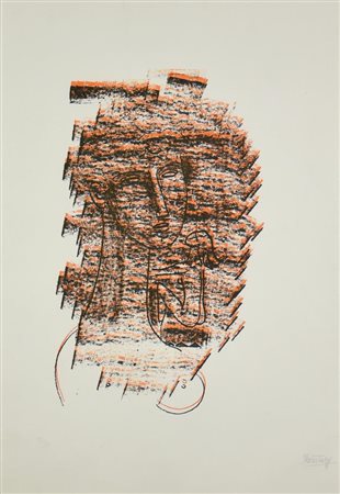 Mario Tozzi SENZA TITOLO litografia, cm 63x48; es. 90/99 firma, tiratura e...