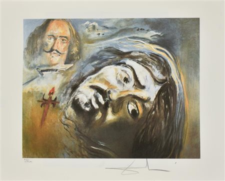 Da Salvador Dali' SENZA TITOLO stampa litografica su carta Sevirkeb France,...