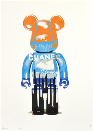 Death NYC WINNIE CHANEL serigrafia, cm 45x32; es. A.P. firma, data e timbro a...