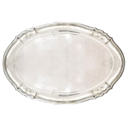 Piccolo vassoio ovale in argento