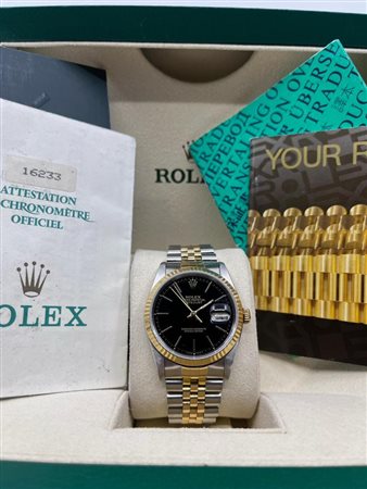 Rolex datejust 16233 Diametro 36mm Vetro zaffiro Cinturino jubilee acc oro...