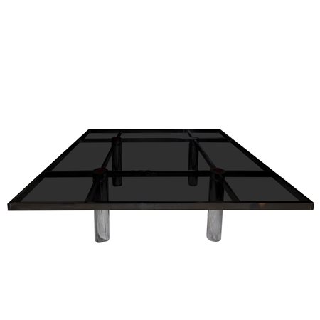 Afra e Tobia Scarpa per Gavina - Tavolino in cromo e vetro, per Gavina Andrè