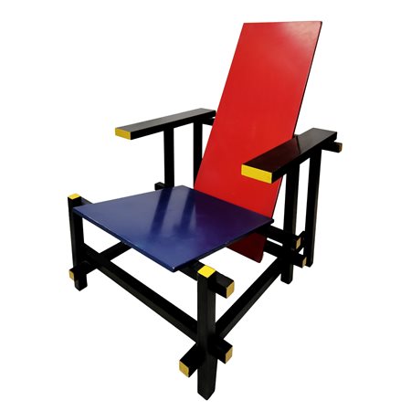 Gerrit T. Rietveld per Cassina - Poltrona Red and Blue