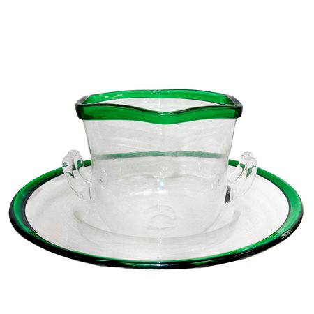 Grande centrotavola in vetro 