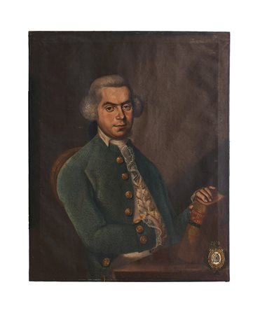 Gaetano  Gandolfi (ambito di) (Bologna, 1734 - Bologna, 1802) 
Ritratto di gentiluomo 
olio su tela cm 92x73