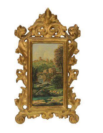  
Piccolo paesaggio veneto 
 cm 20x10; con cornice cm 34x21