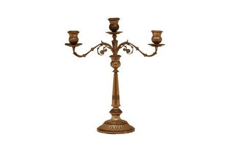  
Candeliere a 3 fuochi silver plated 
 altezza cm 32