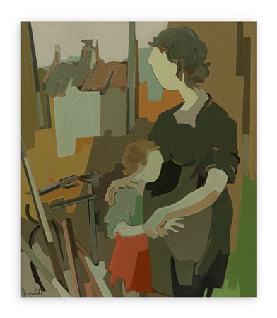 FRANCO BARALDI (1929-1995) - Paura - Serie friuli, 1976