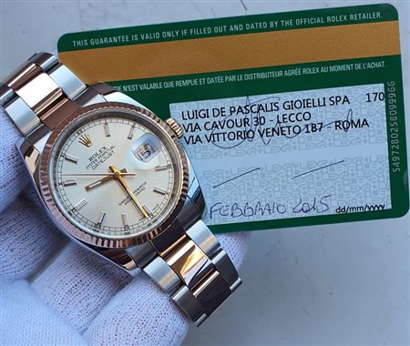 ROLEX DATEJUST 116231 ACCIAIO ORO ROSA