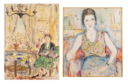 Filippo Albertoni (Reggio Emilia 1930 - Bologna 2011), “Figure femminili”. Lotto composto da un