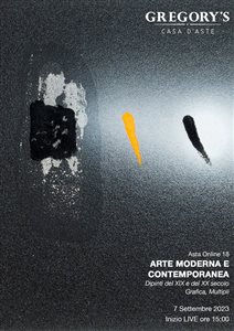 Asta Online 18 - ARTE MODERNA E CONTEMPORANEA