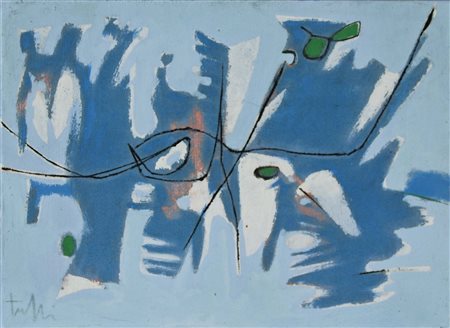 TULLI WLADIMIRO Macerata 1922 - 2003 senza titolo olio e tecnica mista su...