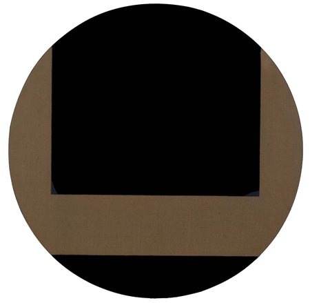 CIUSSI CARLO Udine 1930 - 2012 senza titolo 1973 olio su tela diam. cm 46...