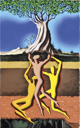 KOSTABI MARK Whittier (California) 1960 The root cause 2009 acrilici su tela...