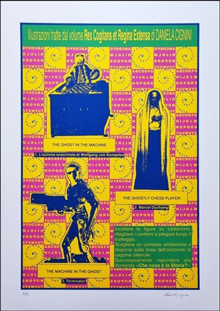 CIGNINI DANIELA Italia 1900 - 1994 "Rex Cogitas et Regina Extensa"