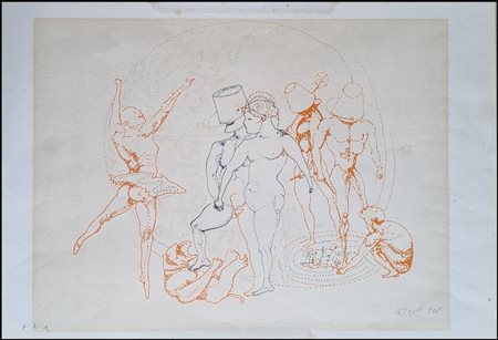 ATTARDI UGO Sori 1923 - Roma 2006 "Senza titolo"