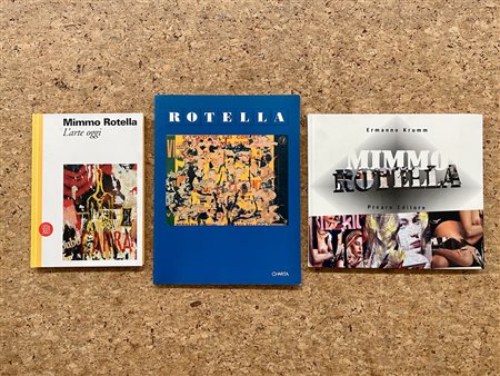 MIMMO ROTELLA - Lotto unico di 3 cataloghi